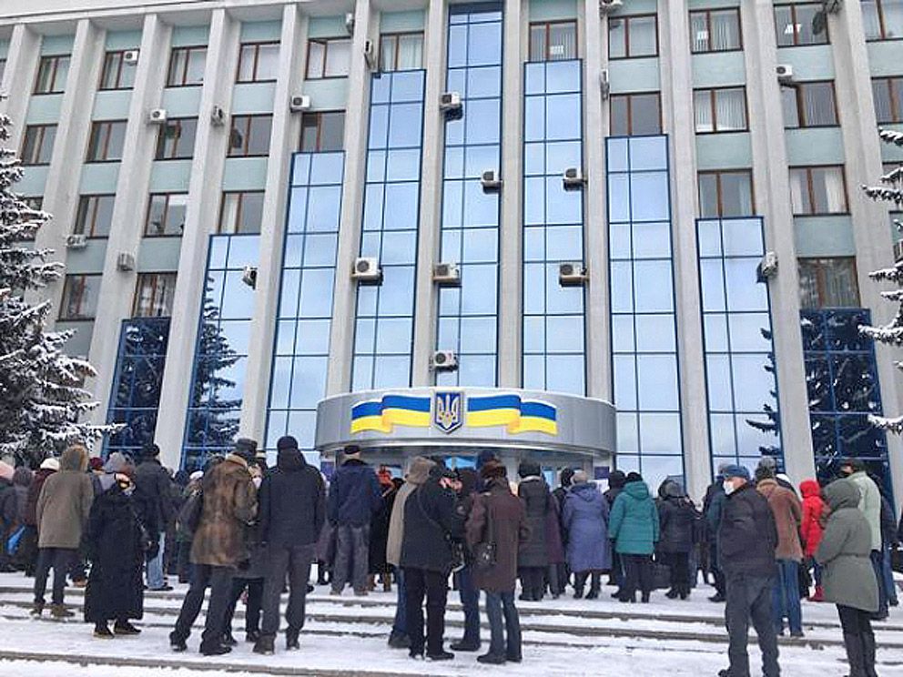 Протести докотилися  і до Рівного