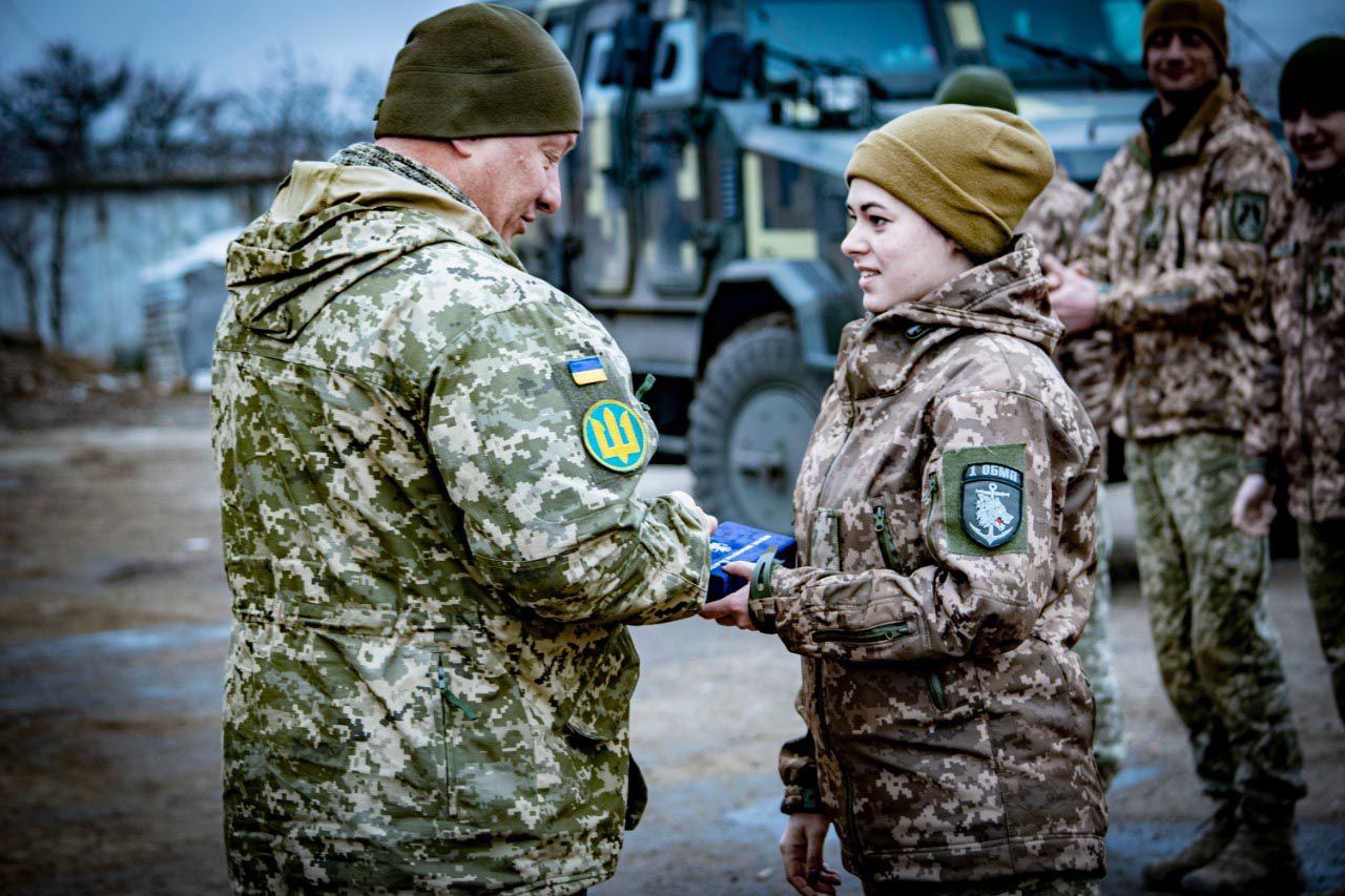 Морських піхотинців  нагородили