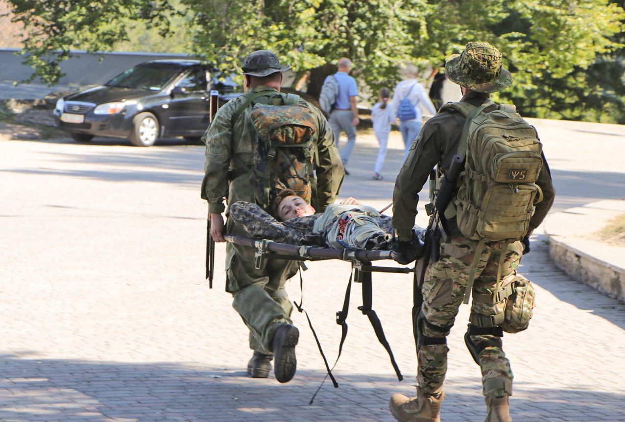 Дніпро: Евакуювали «постраждалих» 