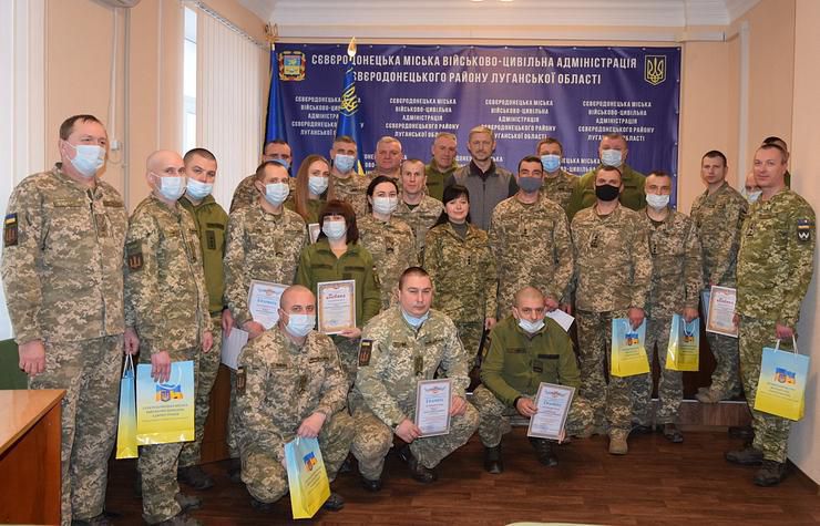 Луганщина: Із вдячністю вітали солдатів