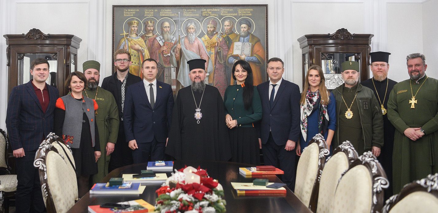 Предстоятель ПЦУ відзначив творців  Закону «Про Службу військового капеланства»