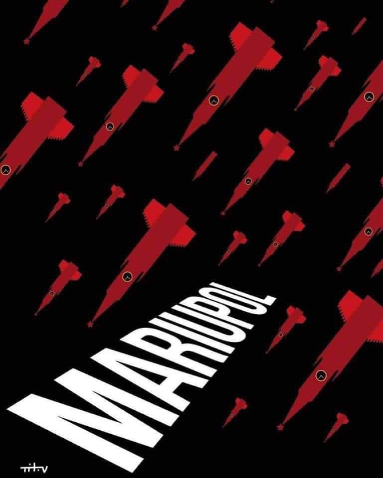 Ich bin Mariupol! putin tötet mich!