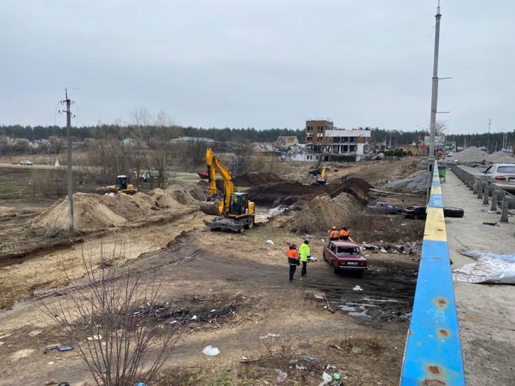 Відновлення життєдіяльності міста Ірпінь триває
