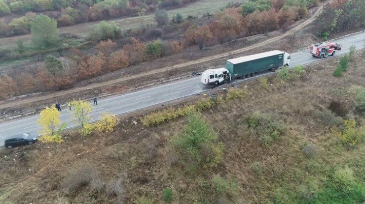 Українська фура потрапила у ДТП у Болгарії