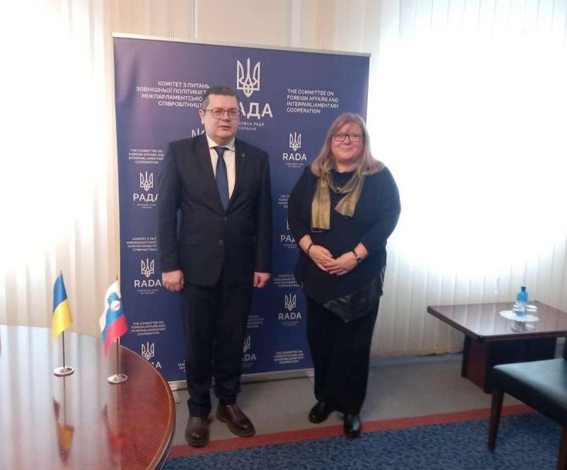 Олександр Мережко прийняв з візитом ввічливості Надзвичайного і Повноважного Посла Республіки Словенія в Україні Матею Превольшек