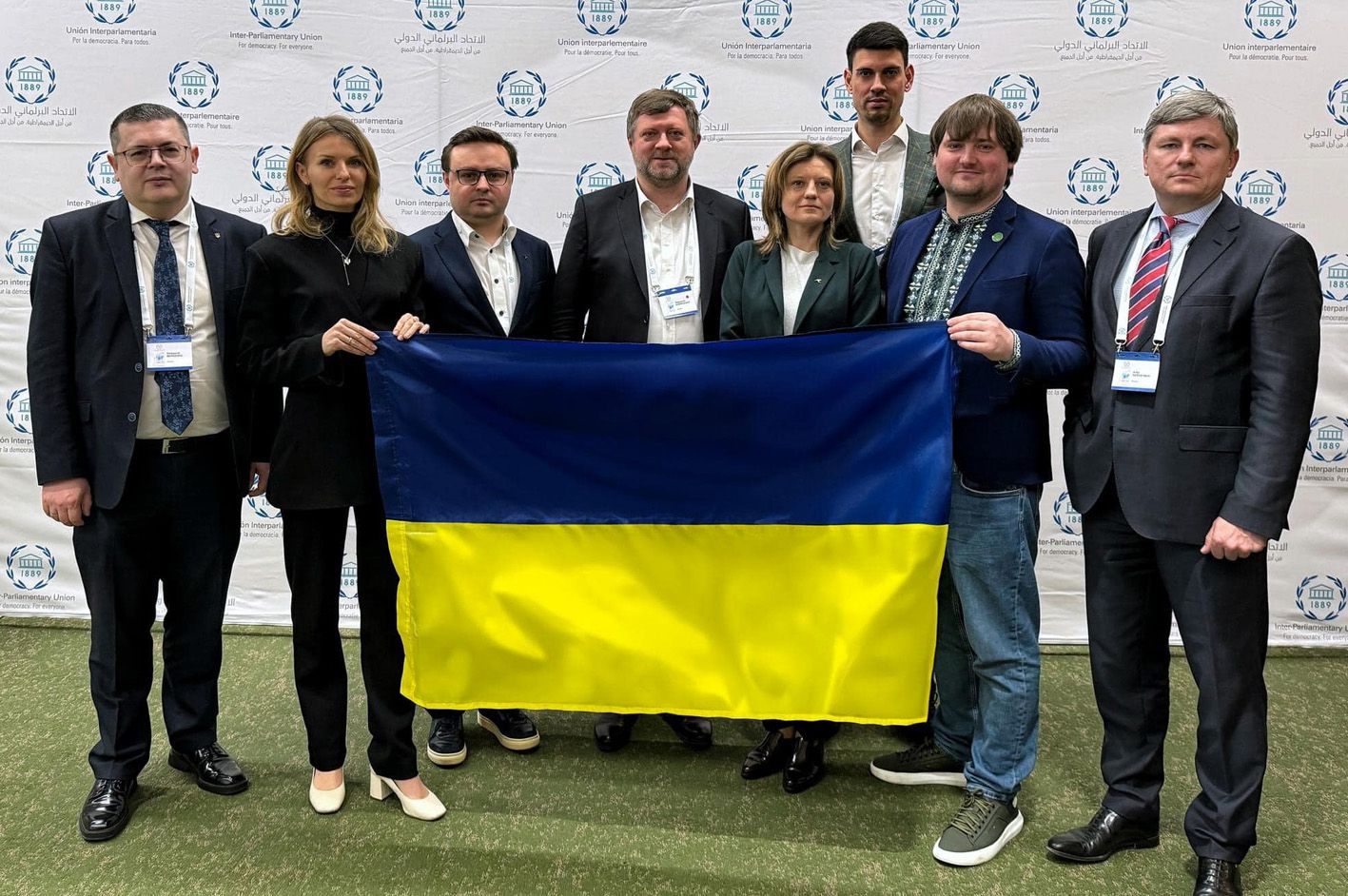 Другий день робочого візиту: українська делегація на чолі з Першим віцеспікером Олександром Корнієнком продовжує роботу на засіданні 148-ї Асамблеї Міжпарламентського союзу