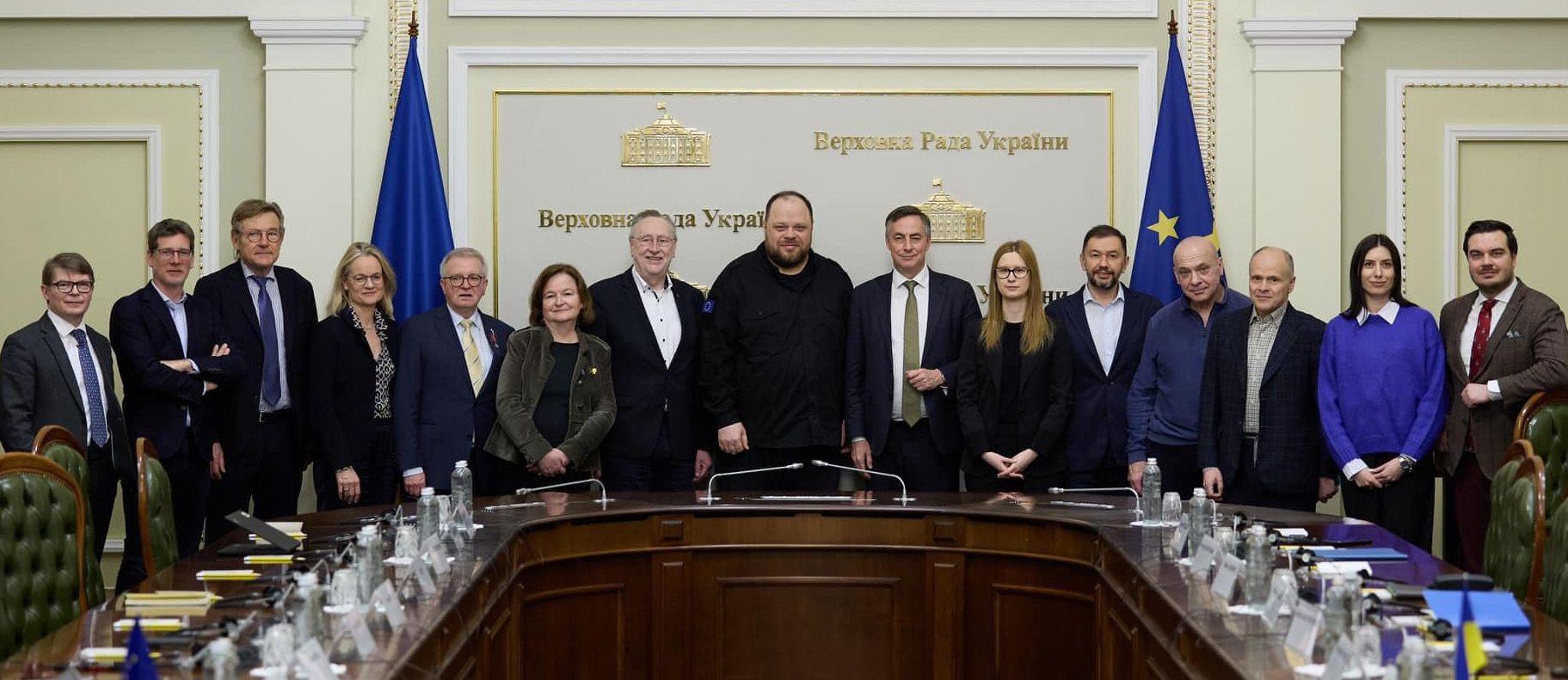 Голова Верховної Ради України зустрівся із делегацією очільників комітетів  Європарламенту