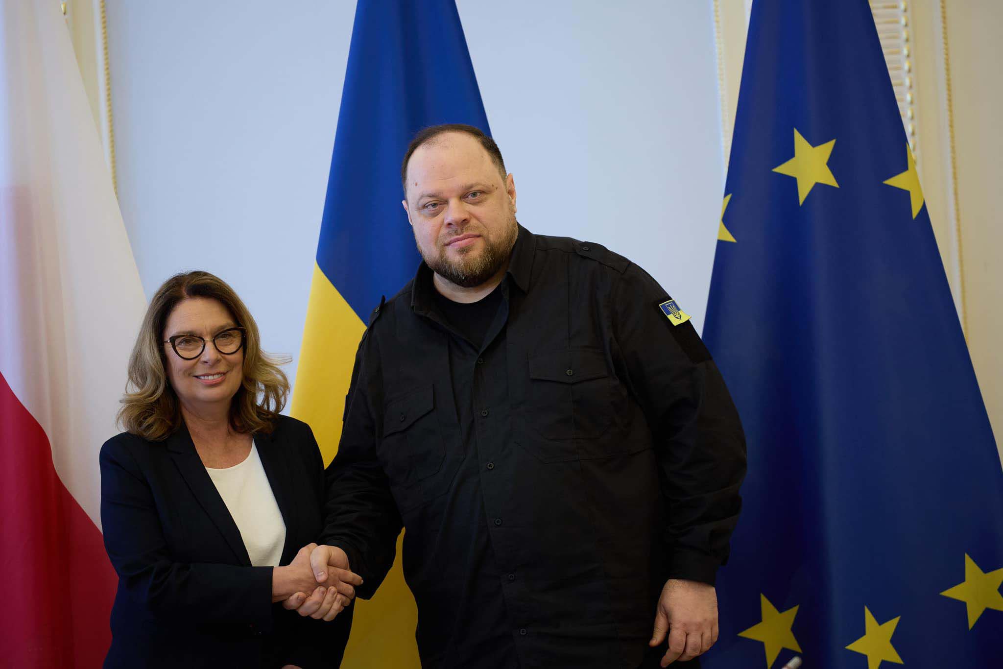 Голова Верховної Ради України провів робочу зустріч із Маршалком Сенату Республіки Польща Малгожатою Кідавою-Блонською