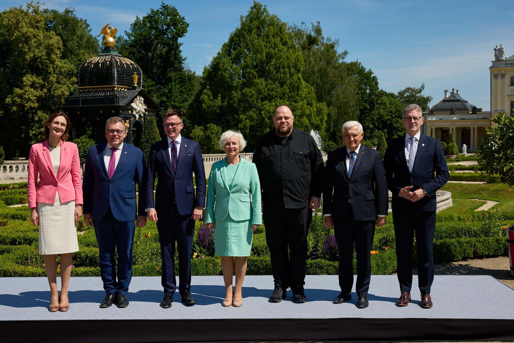 За результатами Саміту голів парламентів  Польщі, Литви, Латвії, Естонії та України очільники парламентів ухвалили спільну декларацію