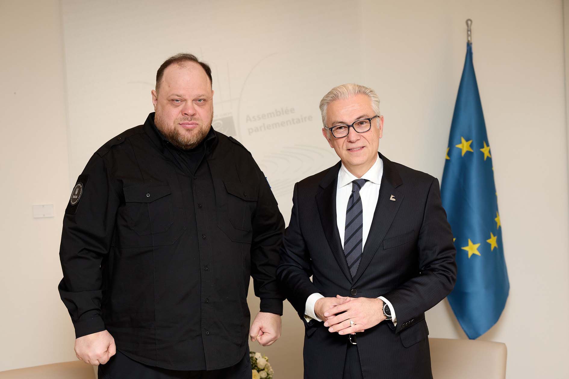 Голова Верховної Ради України розпочав робочий візит до Страсбурга та провів зустріч із Президентом ПАРЄ