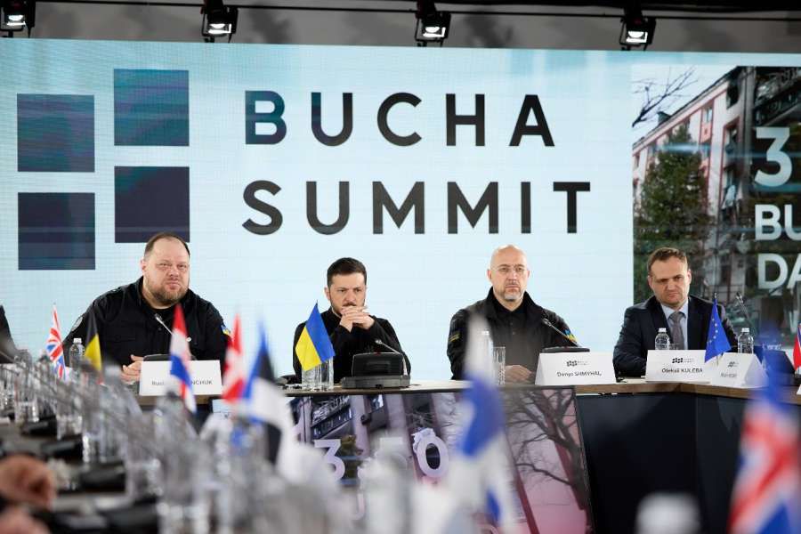 Володимир Зеленський, керівництво Верховної Ради України та її Апарату разом з європейськими парламентарями взяли участь у Бучанському Саміті 2025