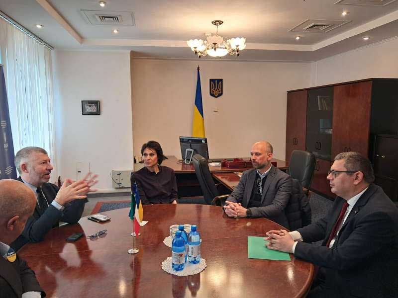 Голова Комітету з питань зовнішньої політики Олександр Мережко провів зустріч з членом Сенату Парламенту Італії Іваном Скалфаротто