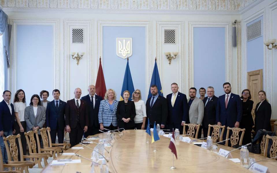 Віцеспікерка Олена Кондратюк звернулася до латвійських депутатів сприяти асоційованому членству України у військовій коаліції JEF