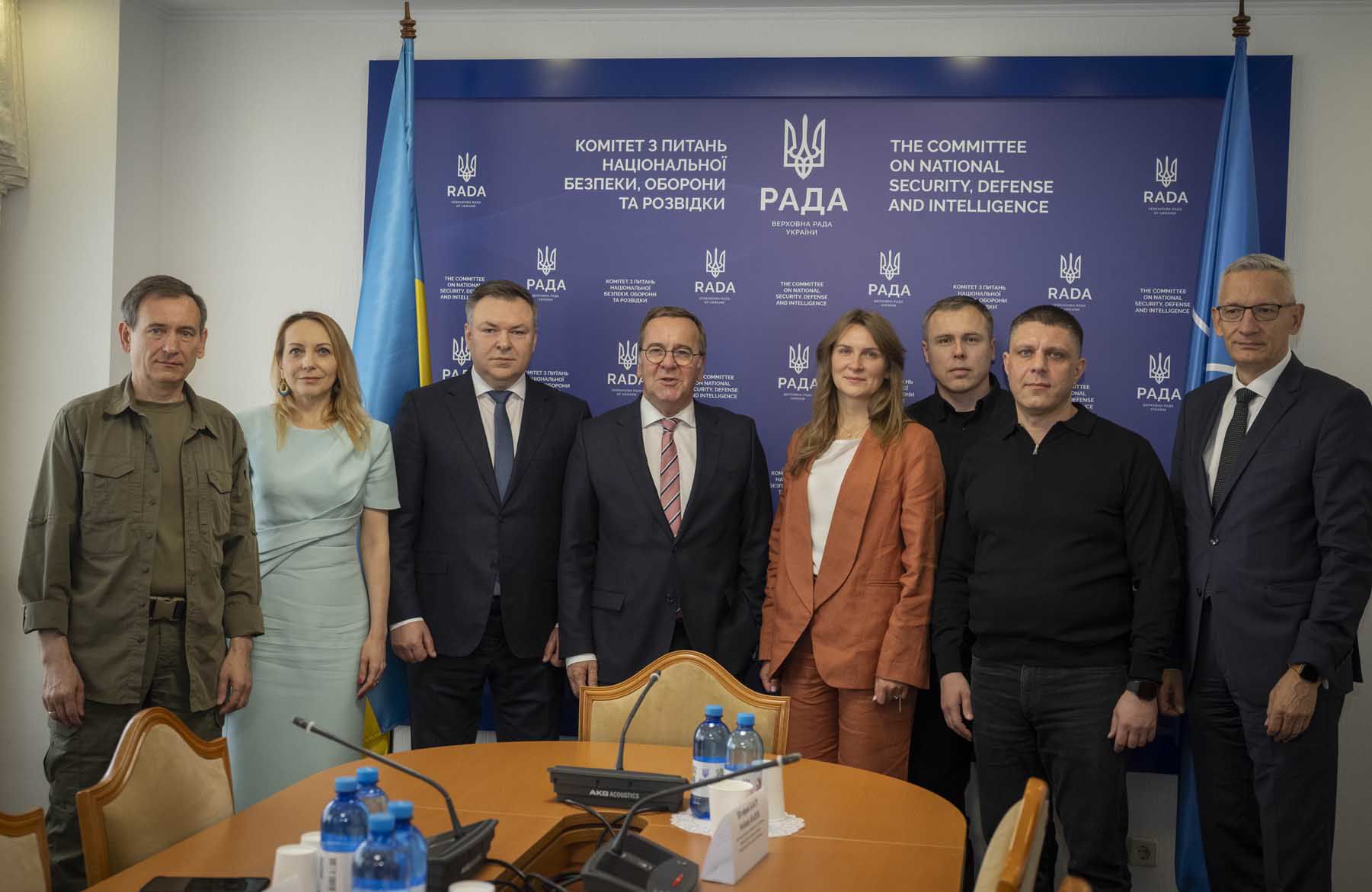 Члени Комітету з питань національної безпеки, оборони та розвідки зустрілися з Міністром оборони Німеччини Борисом Пісторіусом