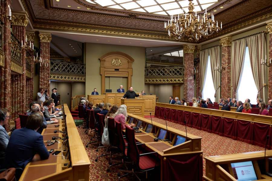 Голова Верховної Ради України виступив у Парламенті Люксембургу