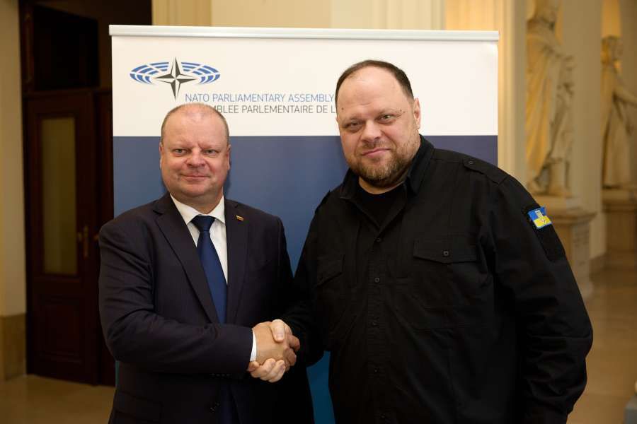 Голова Верховної Ради України зустрівся з Головою Сеймаса Литовської Республіки