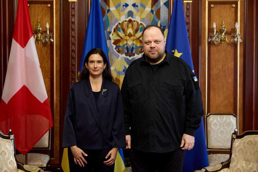 Голова Верховної Ради України Руслан СТЕФАНЧУК: Україна та Швейцарія — партнери, що об’єднані спільними цінностями миру, демократії та гуманізму