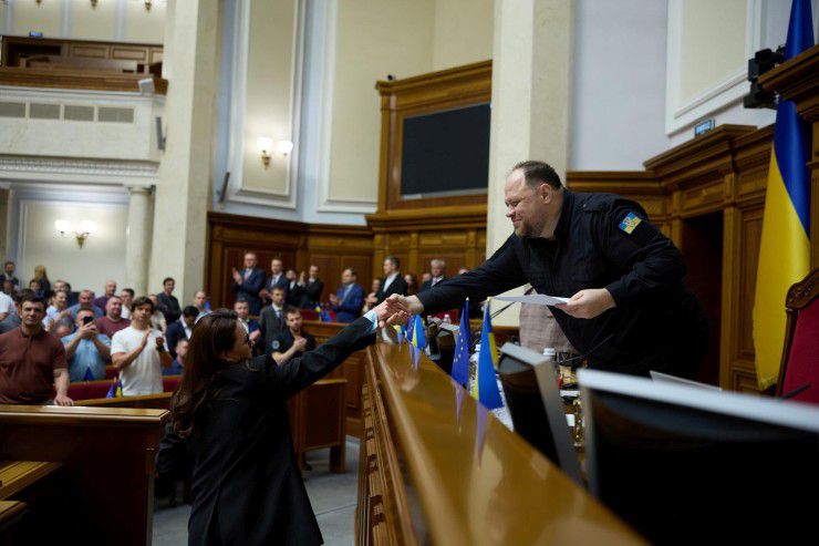 Руслан Стефанчук повідомив про результати пленарного засідання Верховної Ради України 17 липня 2025 року