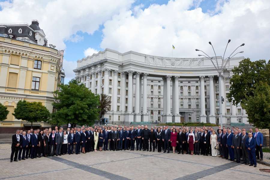 Руслан Стефанчук взяв участь у нараді керівників закордонних дипломатичних установ України