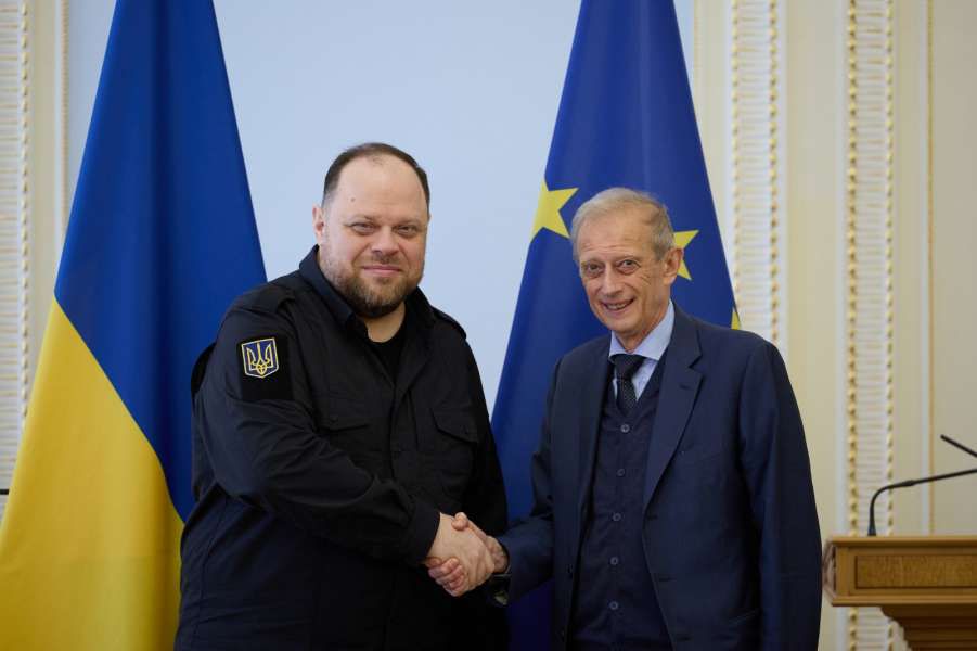 Голова Верховної Ради України зустрівся з доповідачем Комітету ПАРЄ П’єро Фассіно