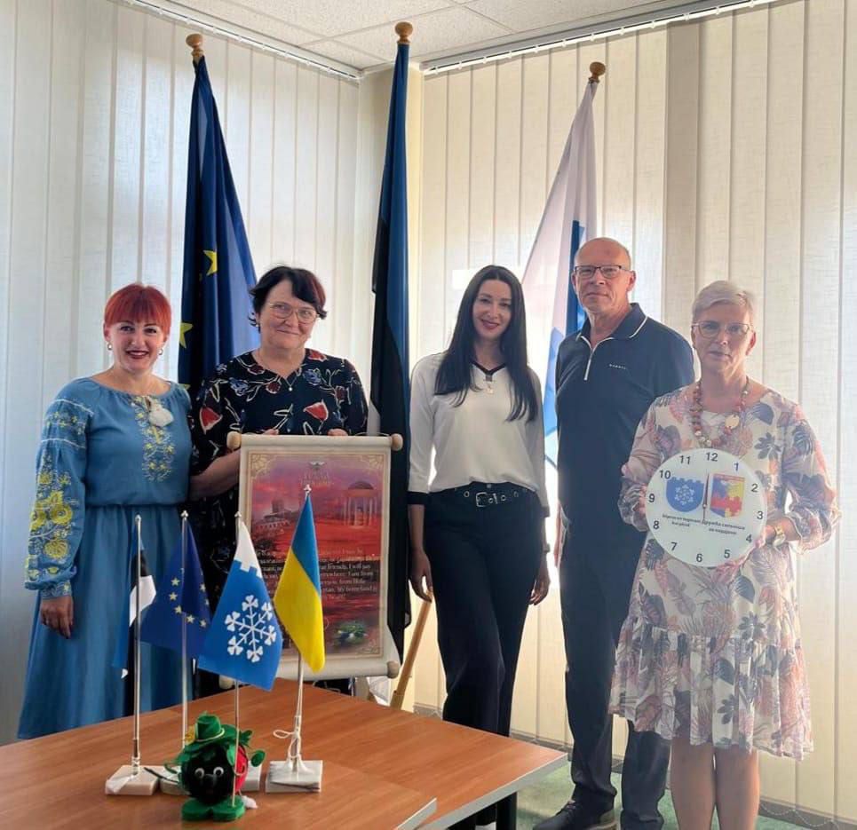 Голопристанська громада Херсонщини зміцнює міжнародне партнерство з Естонією