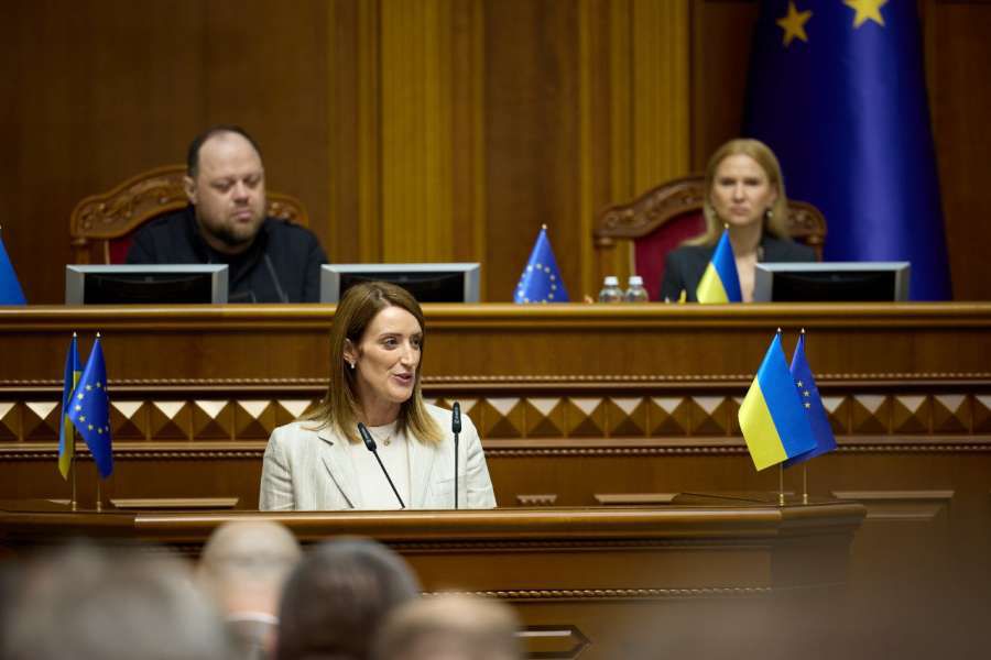Виступ Президентки Європейського Парламенту Роберти Мецоли у Верховній Раді Україні, 17 вересня 2025 року
