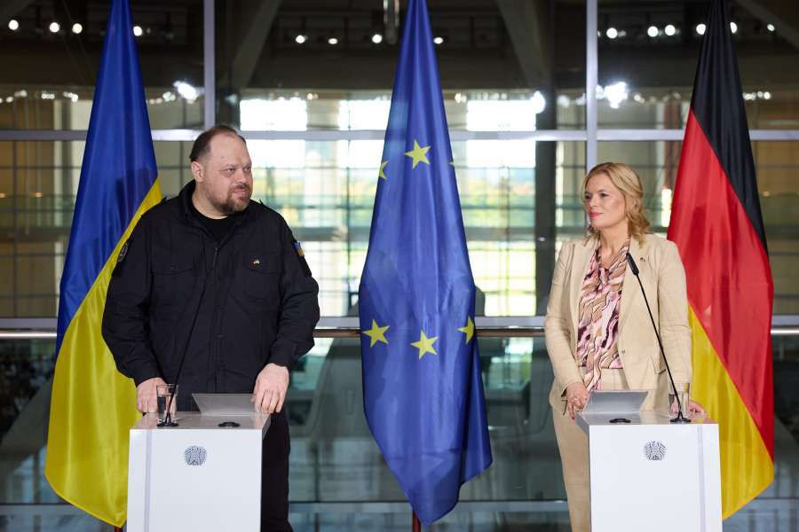 Голова Верховної Ради України Руслан Стефанчук провів зустріч із Президенткою Бундестагу Німеччини Юлією Кльокнер