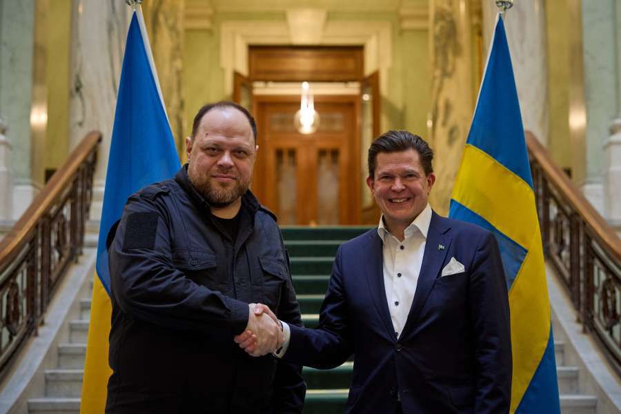 Голова Верховної Ради України провів низку міжнародних зустрічей