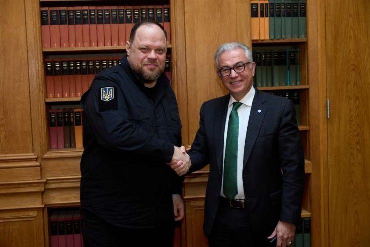 Голова Верховної Ради України провів низку важливих зустрічей