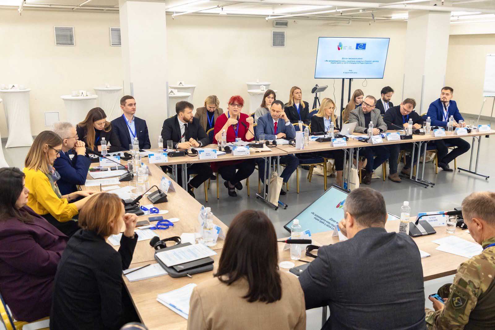 Галина Третьякова взяла участь у діалозі високого рівня на тему «Як запровадити  нову соціальну модель в Україні: досвід інших країн  у світлі стандартів Ради Європи»