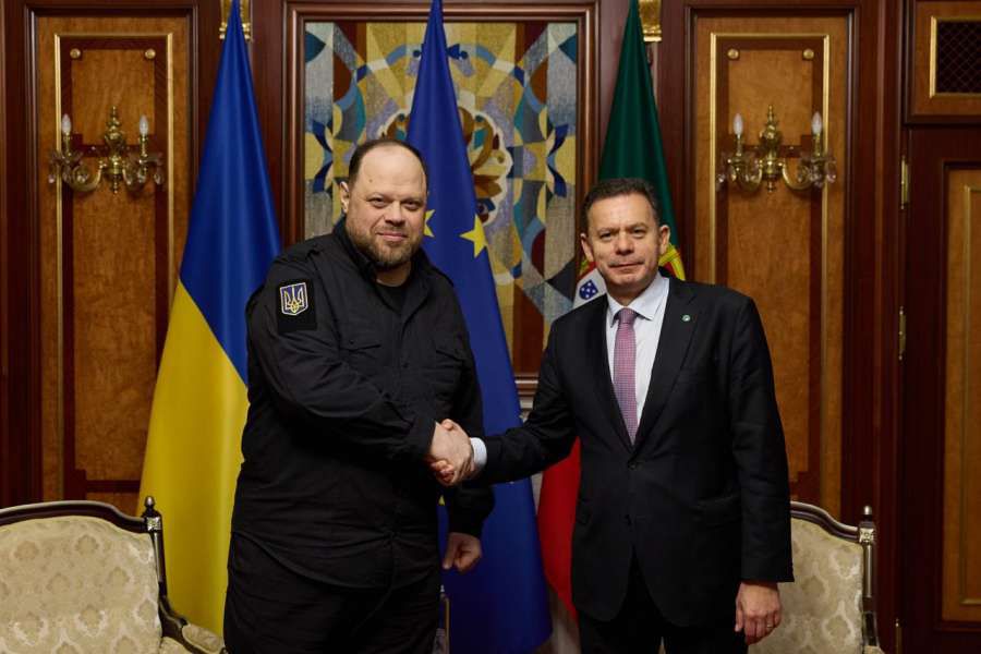 Голова Верховної Ради України провів зустріч з Прем’єр-міністром Португалії Луїшем Монтенегру