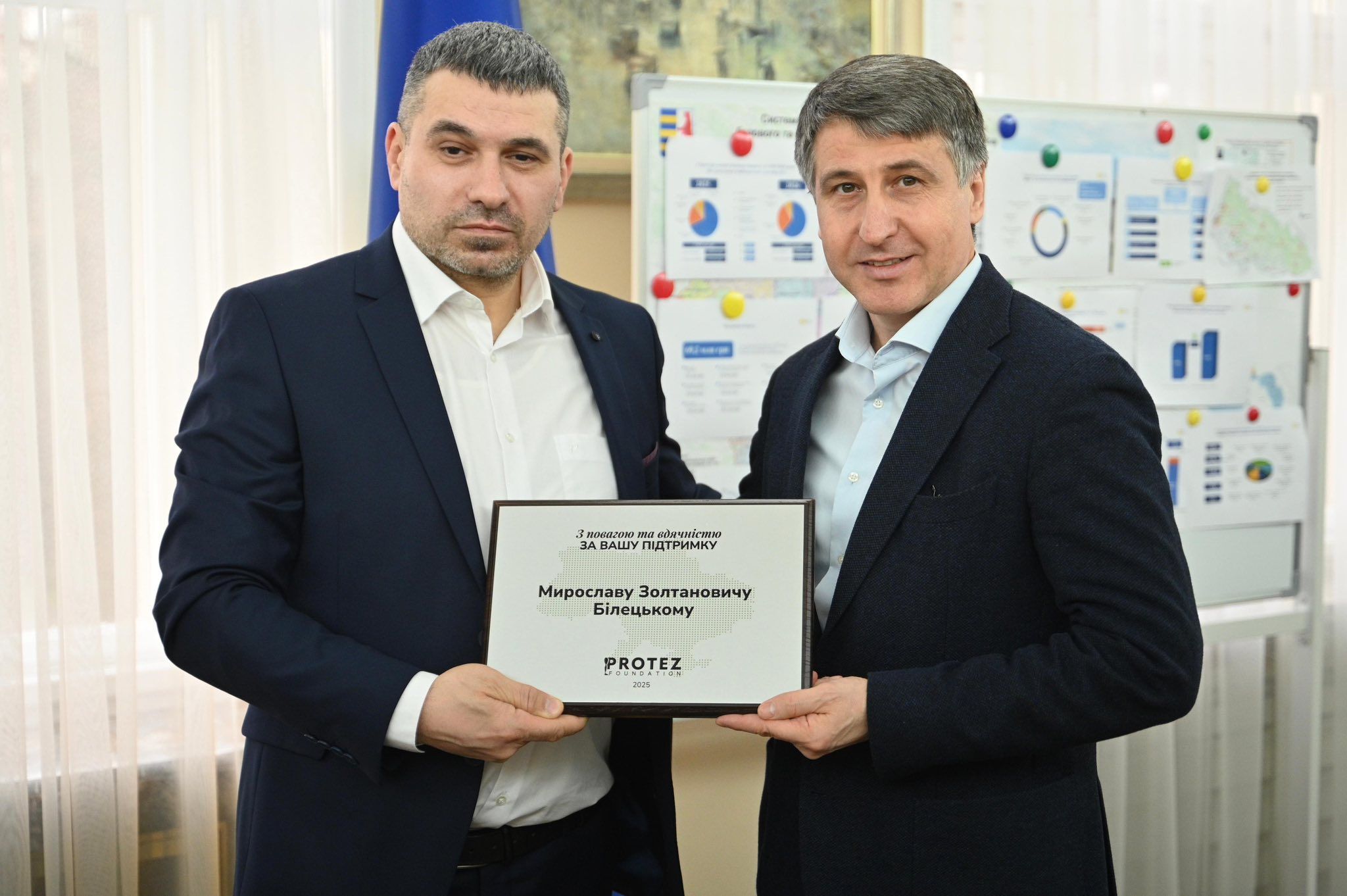 Мирослав Білецький отримав відзнаку від команди Protez Foundation