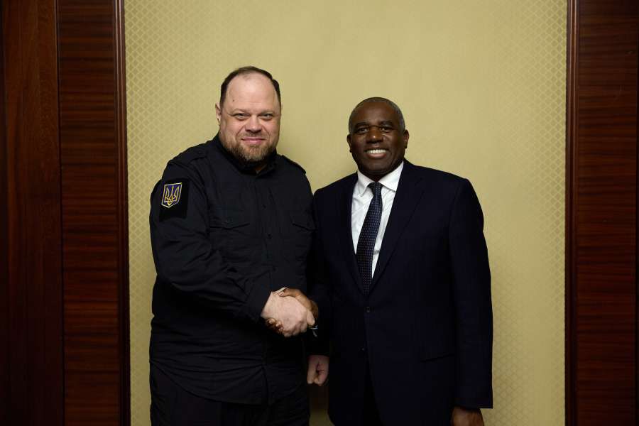 Голова Верховної Ради України обговорив із Девідом Ламмі безпеку Європи та реалізацію сторічного партнерства