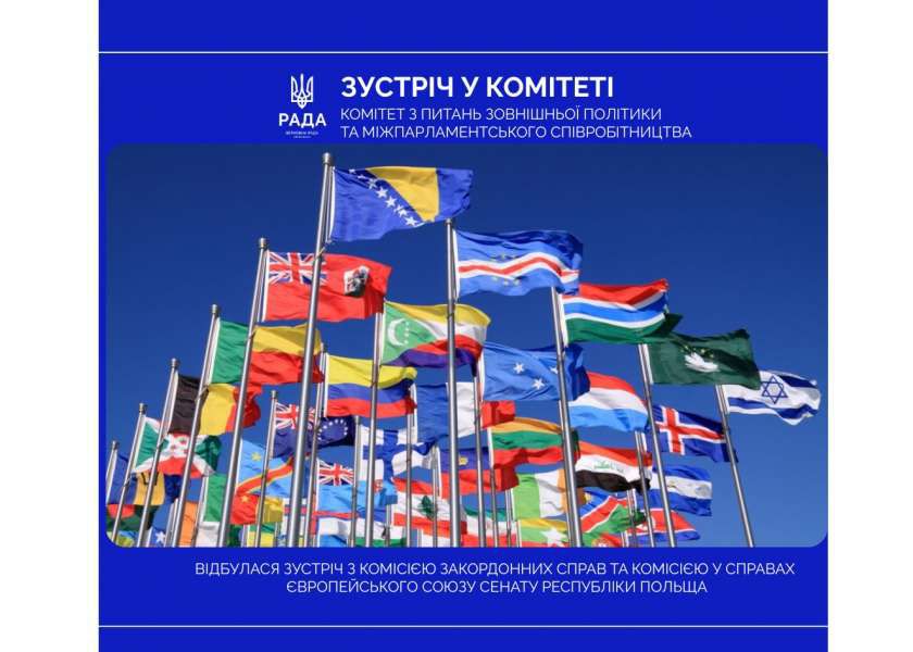 Міжпарламентська співпраця: відбулася зустріч комітетів у закордонних справах України та Республіки Польща