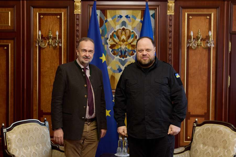 Руслан Стефанчук обговорив з делегацією Пан’європейського Союзу євроінтеграцію та безпеку