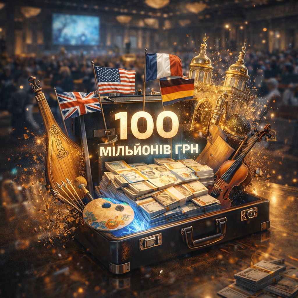 Близько 100 мільйонів гривень міжнародної допомоги на підтримку культурного сектору України