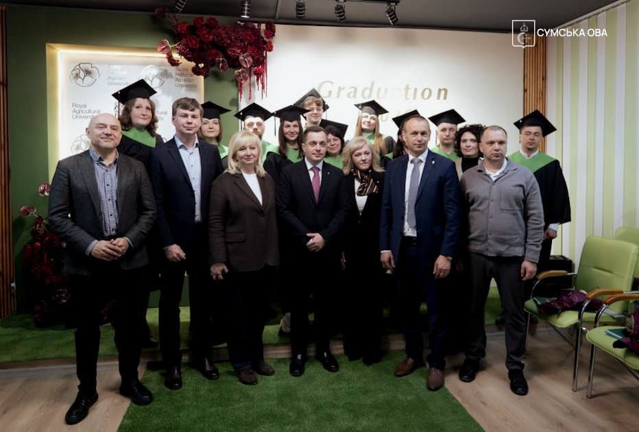 У Сумському національному аграрному університеті відбулося вручення дипломів випускникам магістерської програми подвійних дипломів «Стале сільське господарство та продовольча безпека»