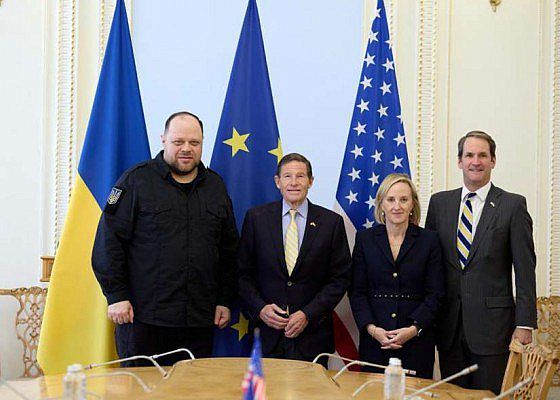 Руслан Стефанчук обговорив із представниками Конгресу США посилення підтримки України та санкційний тиск на росію