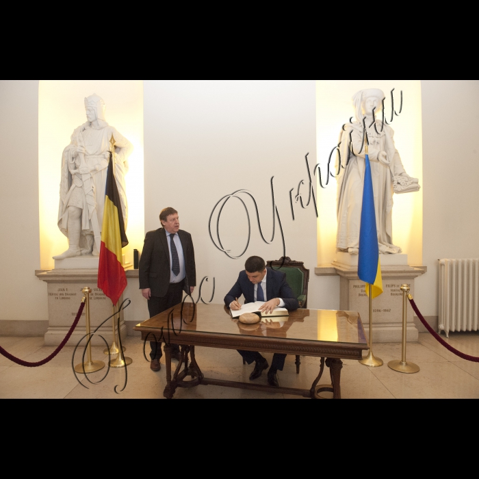 Офіційний візит Голови Верховної Ради України до Брюсселя.
Зустріч зі спікером Палати представників Федерального парламенту Бельгії З. Браке.
