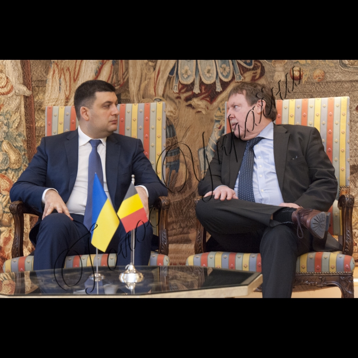 Офіційний візит Голови Верховної Ради України до Брюсселя.
Зустріч зі спікером Палати представників Федерального парламенту Бельгії З. Браке.

