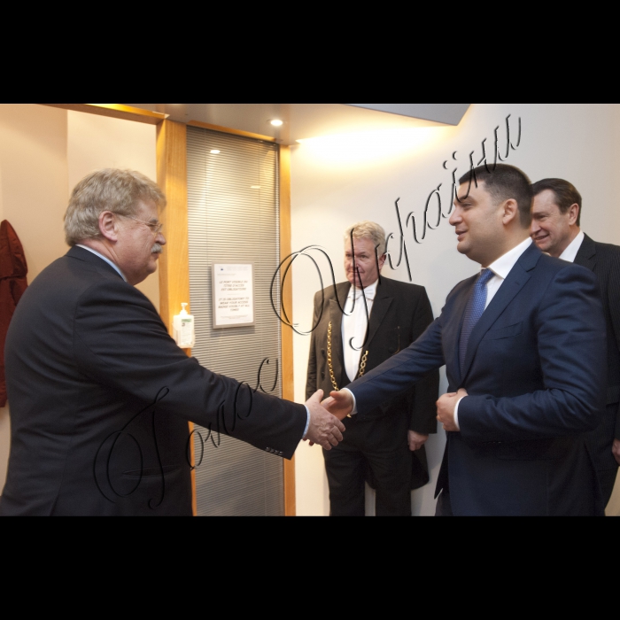 Візит Голови Верховної Ради України до Європейських інституцій  (м. Брюссель).
Європейський парламент.
Зустріч з  Головою Комітету Європейського Парламенту з питань  закордонних справ Е. Броком.
