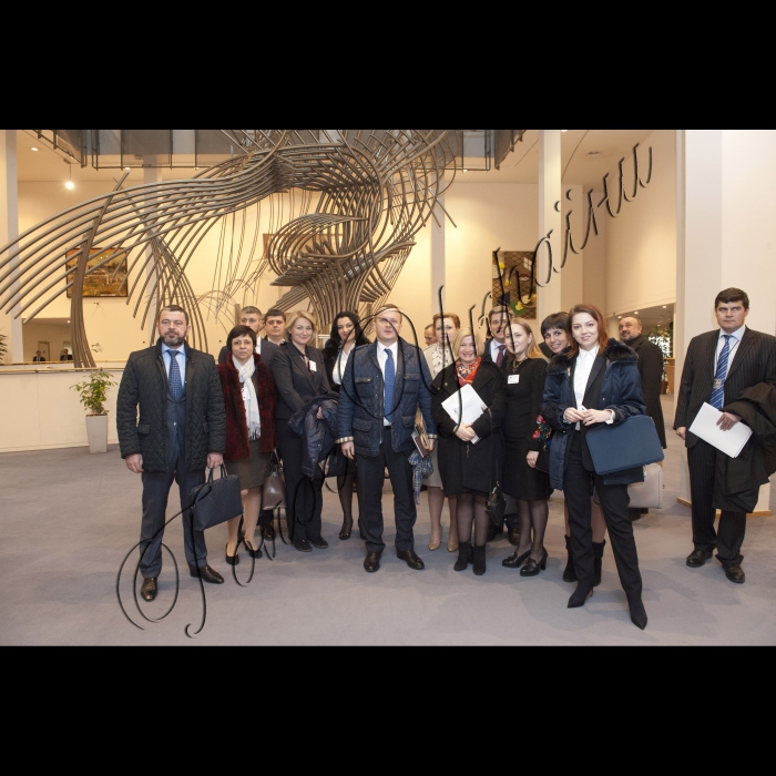Візит Голови Верховної Ради України до Європейських інституцій (м. Брюссель).
Володимир Гройсман і Голова Комітету Європейського Парламенту з питань закордонних справ Е.Брок взяли участь у засіданні Комітету Європейського Парламенту з питань закордонних справ.
Українська делегація.