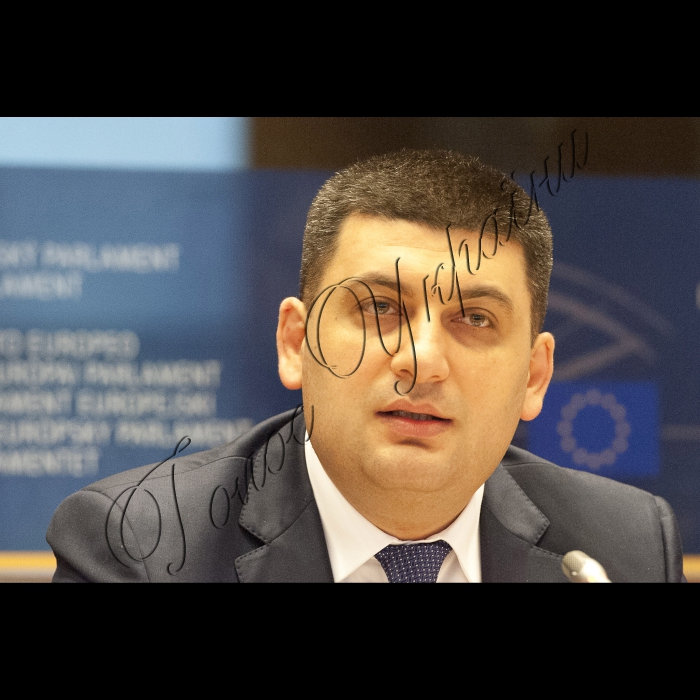 Візит Голови Верховної Ради України до Європейських інституцій (м. Брюссель).
Володимир Гройсман і Голова Комітету Європейського Парламенту з питань закордонних справ Е.Брок взяли участь у засіданні Комітету Європейського Парламенту з питань закордонних справ.
