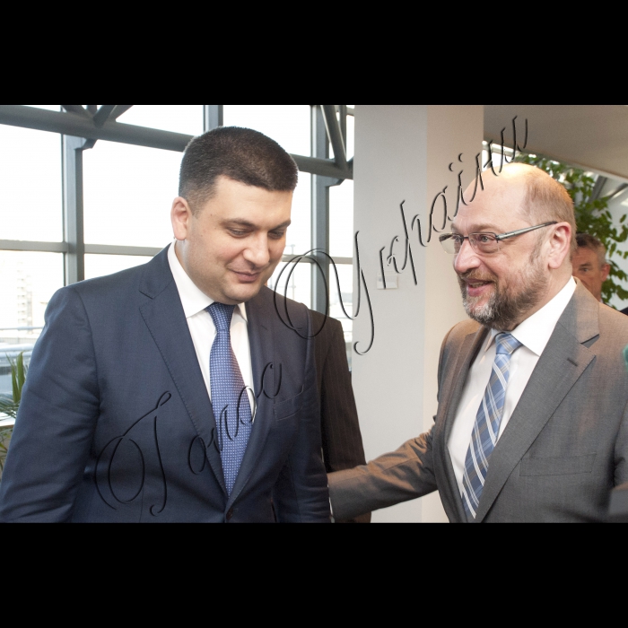 Візит Голови Верховної Ради України до Європейських інституцій (м. Брюссель).
Зустріч з Президентом Європейського Парламенту Мартіном Шульцем.
