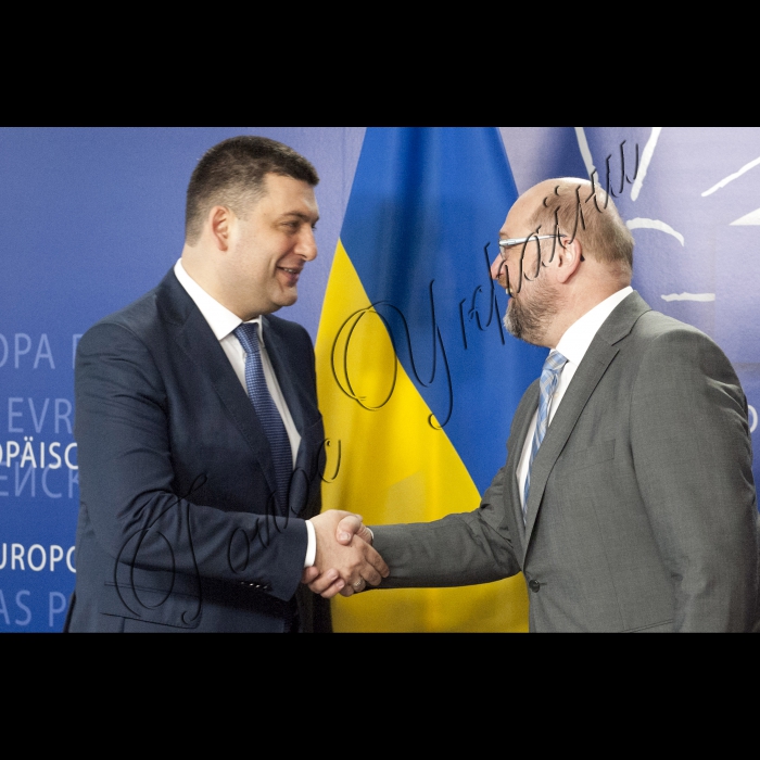 Візит Голови Верховної Ради України до Європейських інституцій (м. Брюссель).
Зустріч з Президентом Європейського Парламенту Мартіном Шульцем.
