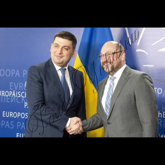 Візит Голови Верховної Ради України до Європейських інституцій (м. Брюссель).
Зустріч з Президентом Європейського Парламенту Мартіном Шульцем.
