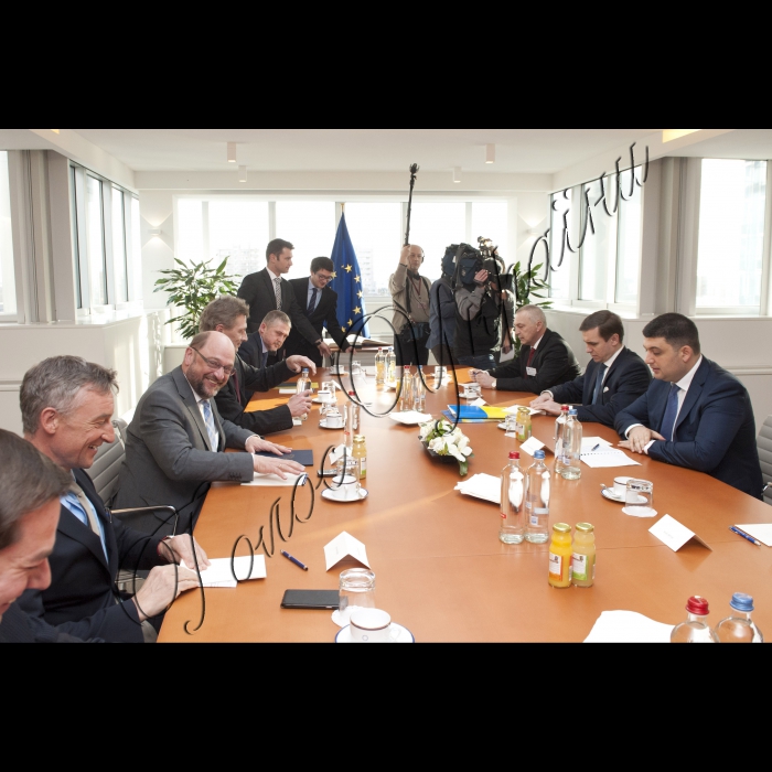 Візит Голови Верховної Ради України до Європейських інституцій (м. Брюссель).
Зустріч з Президентом Європейського Парламенту Мартіном Шульцем.
