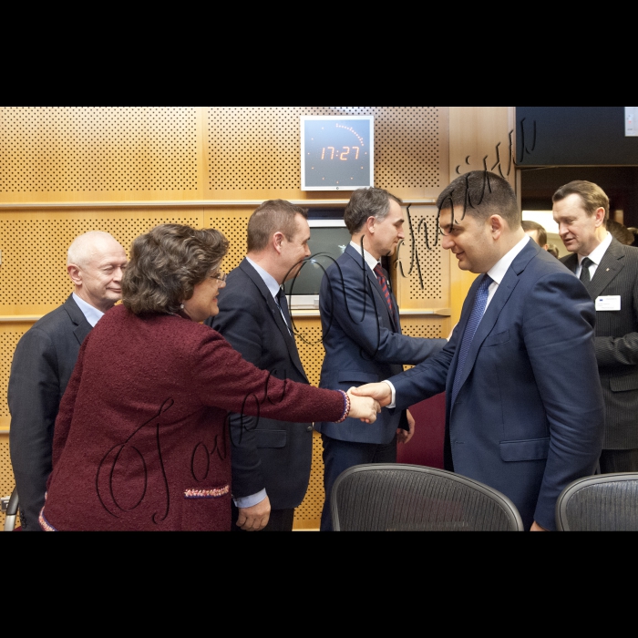 Візит Голови Верховної Ради України до Європейських інституцій (м. Брюссель).
Зустріч з керівним складом неформальної групи «Друзі європейської України».
