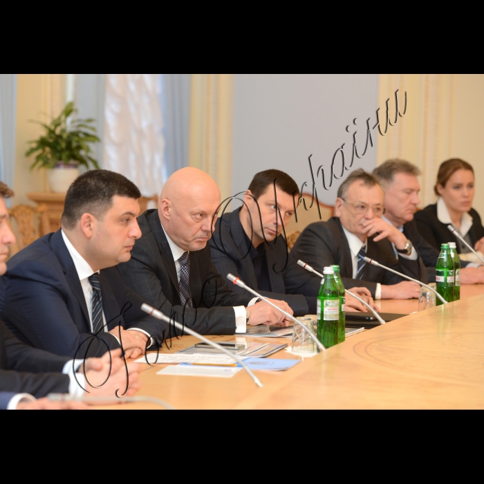 Зустріч Голови Верховної Ради Володимира Гройсмана з активістами профспілок шахтарських організацій, які пікетували Верховну Раду.