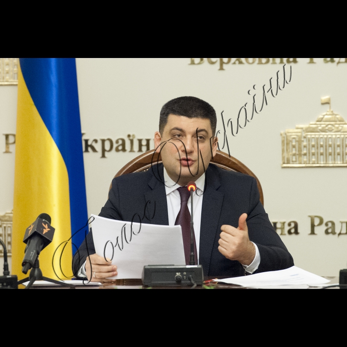 10 березня 2015
Прес-конференція Голови ВР України Володимира Гройсмана